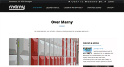 Desktop Screenshot of marny.be